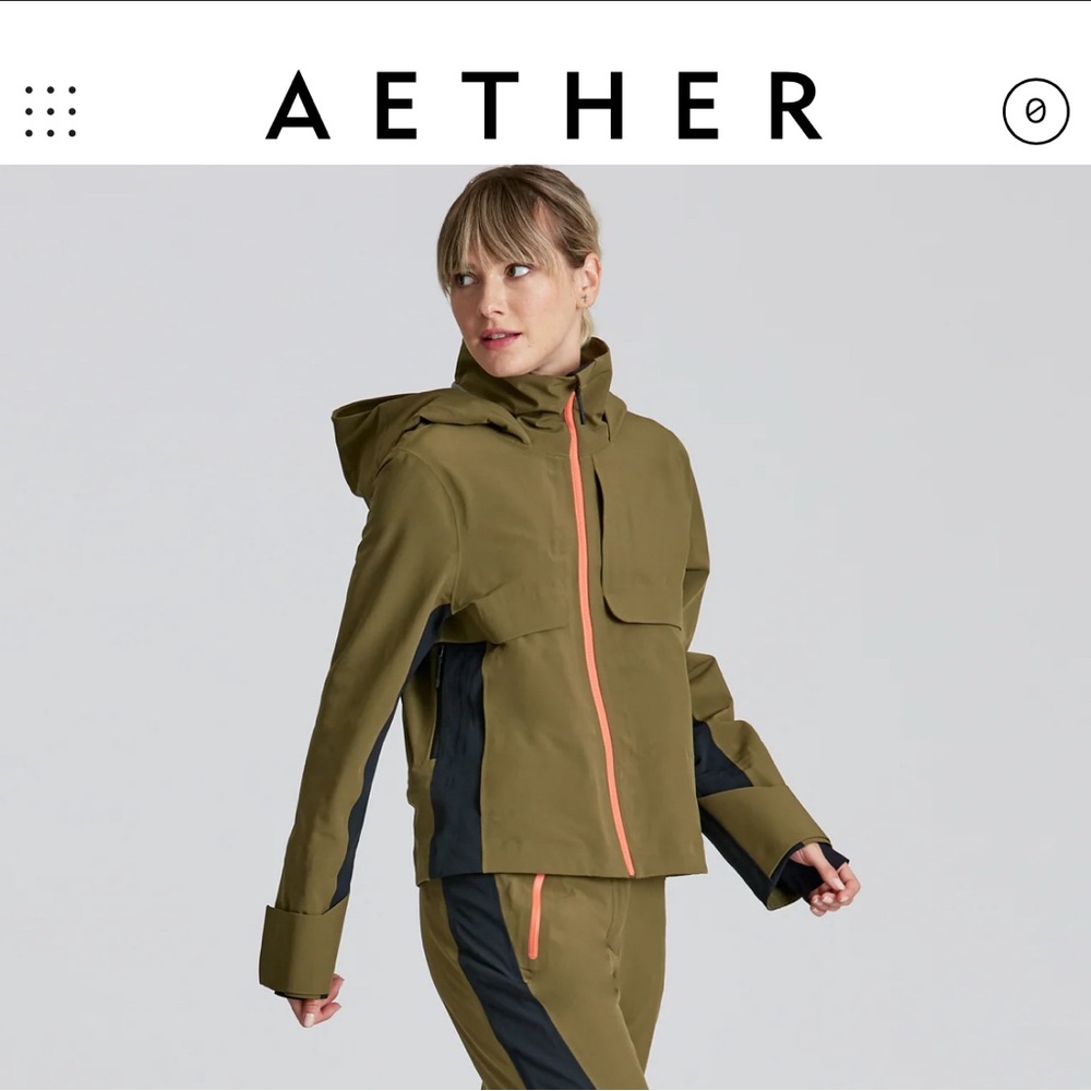 Aether Apparel Green Onyx Snow Jacket